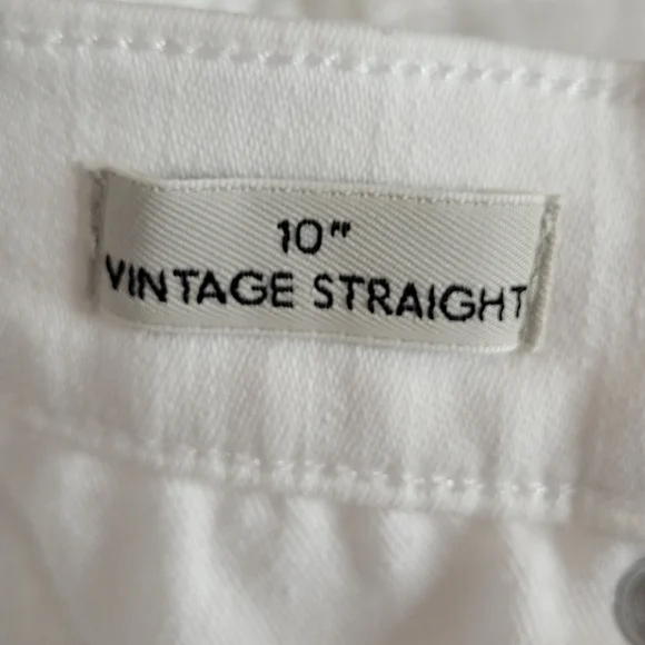 J. Crew White Vintage Straight Cropped Jeans - Size 30 - Picture 13 of 15